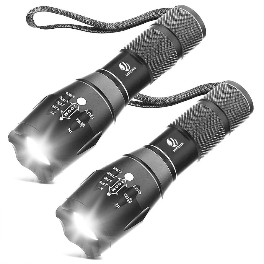 yIFeNG Tactical Flashlight Led Flashlight High Lumens S1000